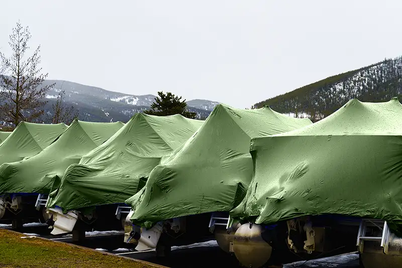 600GSM Army Green Tarpaulin - Image 8