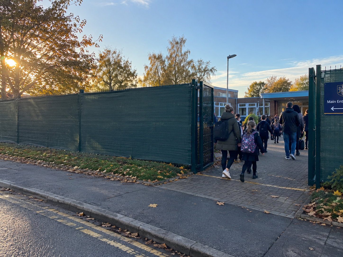 Privacy Screen Netting for Schools